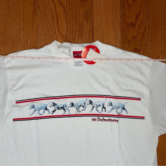 Vintage Disney 101 Dalmatians White T-Shirt - One Size Fits All - Picture 11 of 12